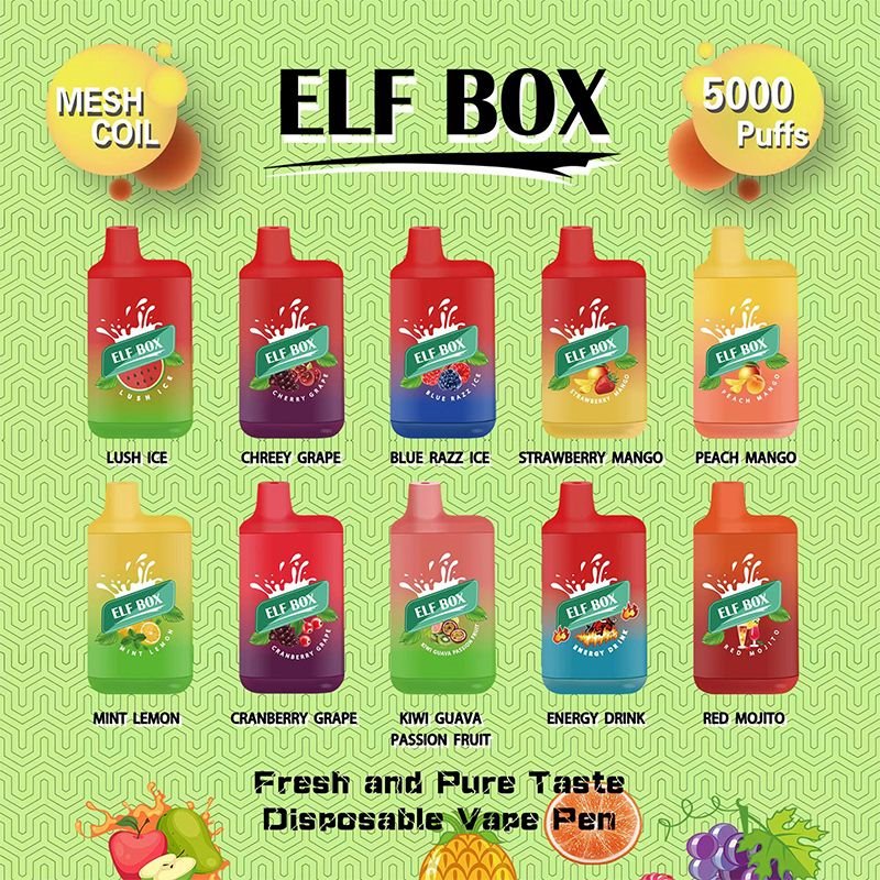 Doloda elf box 5000 electroic cigarette disposable vape