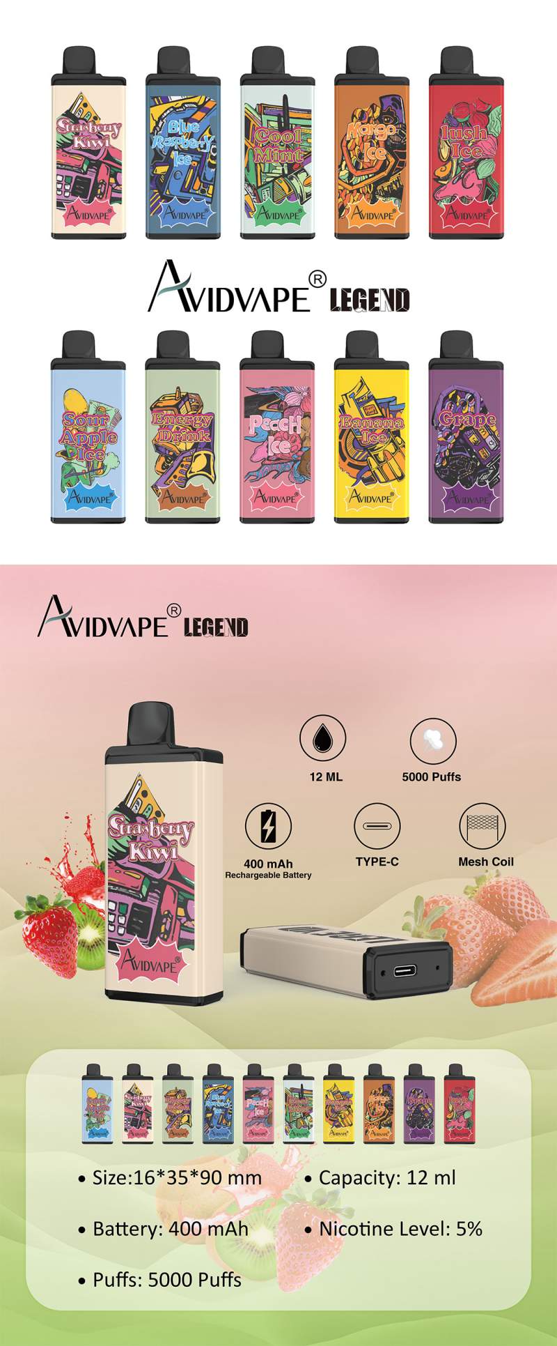 Avidvape LEGEND 5000 1 Avidvape LEGEND 5000 1