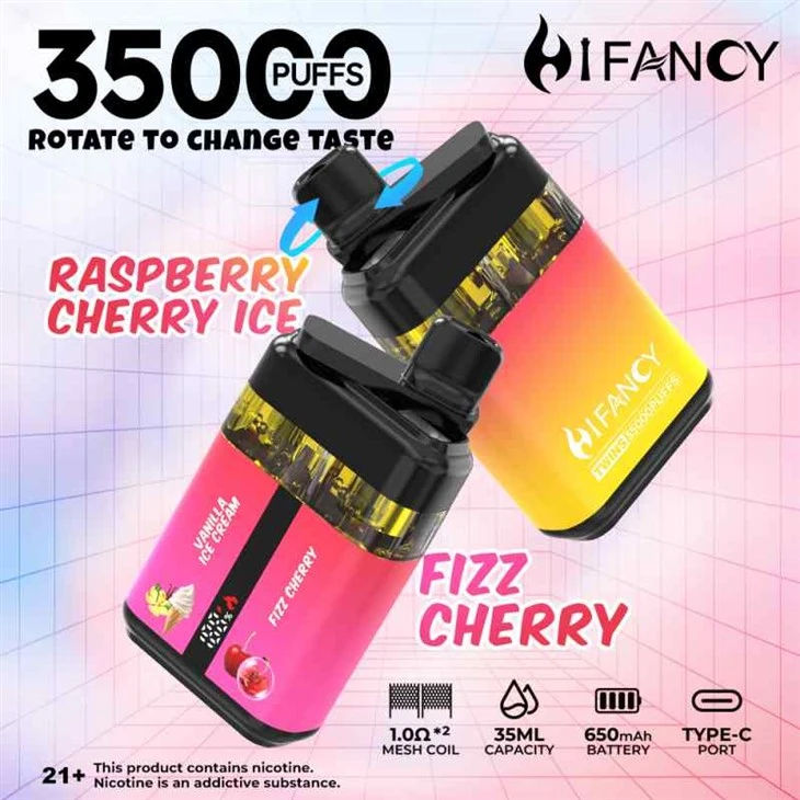 HIFANCY TWINS 35000 Puffs Dual Flavors HIFANCY TWINS 35000 Puffs Dual Flavors
