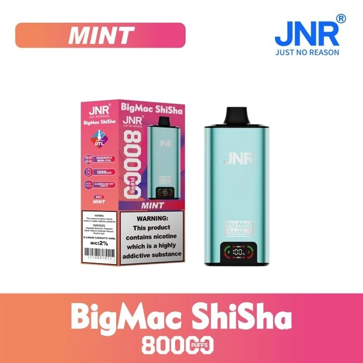 JNR Big Mac Shisha 80000 Puffs suppliers JNR Big Mac Shisha 80000 Puffs suppliers