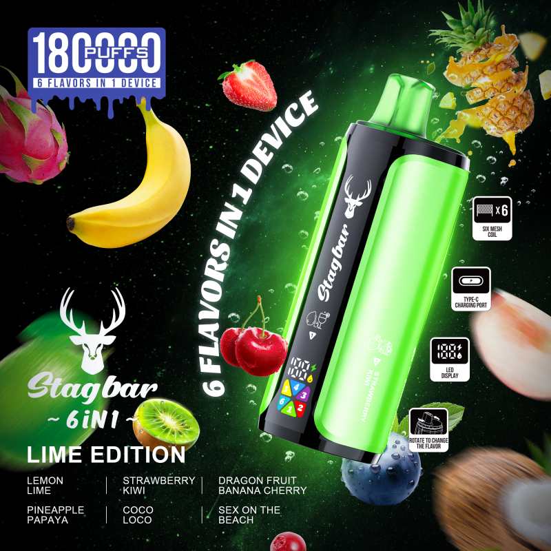 Stag bar 6in1 180000 Puffs 8 Stag bar 6in1 180000 Puffs 8