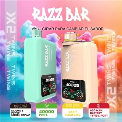 Hoe zit het met Razz Bar 40000 Puffs Vape?
