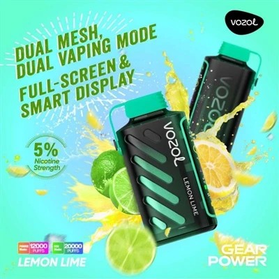 Hoe lang kan Vozol Gear Power 20000 worden gebruikt?