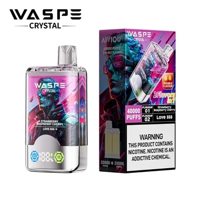 Hoe zit het met de WASPE CRYSTAL 40K Crystal Vape?