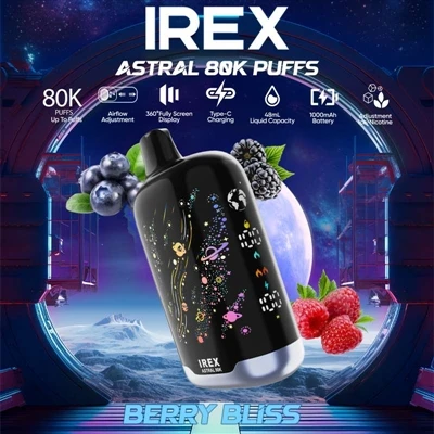 IREX Astral 80K – Een vlaggenschip wegwerp-e--sigaret met hoge capaciteit, kr...