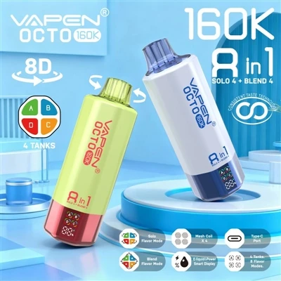 Meerdere smaken, geen compromis: hoe Vapen Octo 160K 8in1 de ervaring van weg...
