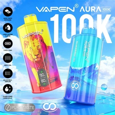 VAPEN AURA 100000: wanneer wegwerp-e--sigaretten het tijdperk van 'werkelijk ...