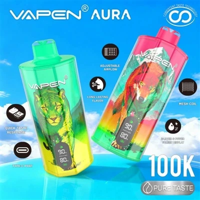 VAPEN AURA 100K: Wanneer 'wegwerpbaar' niet langer betekent dat je genoegen n...