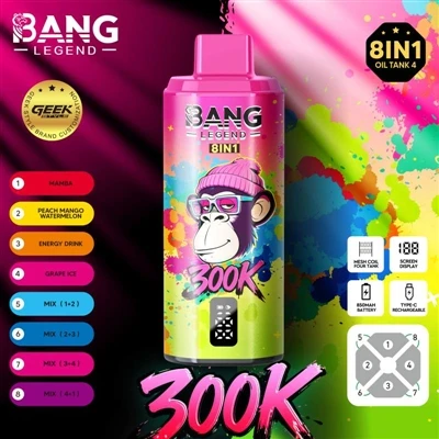 Bang Legend 300K – De grenzen van duurzaamheid verleggen voor wegwerp-e--siga...