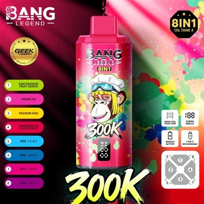 Bang Legend 300000: ontgrendel een nieuwe e--sigarettenervaring en geniet van...
