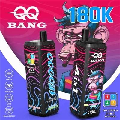 QQ BANG 180K – De nieuwe trendsetter op het gebied van wegwerpbare elektronis...