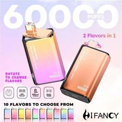 HIFANCY TWINMAX 60K — Geniet naar hartenlust van twee smaken, geniet van elke...