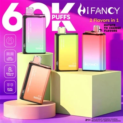 HIFANCY TWIN MAX 60K — Geniet van dubbele smaken en grenzeloos plezier
