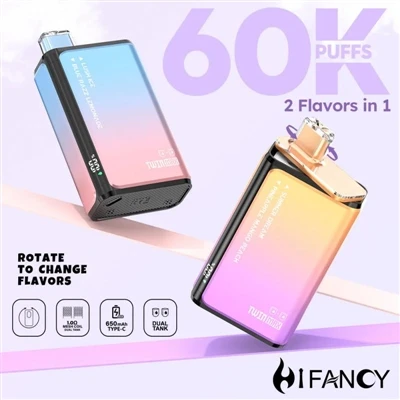 HIFANCY TWINS MAX 60K — Een dubbele smaakexplosie, uw smaakavontuur begint hier