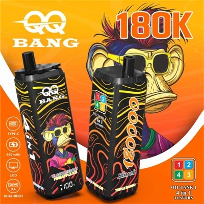 QQ BANG 180K 4in1: Eén sigaret, vier smaken – Een draagbaar feest voor jongeren