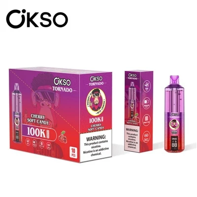 OKSO Tornado 100K trekjes: wanneer e-sigaretten je niet meer in de steek late...