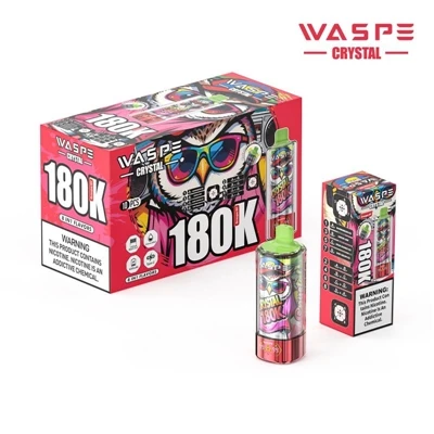 Waspe Crystal 8-in-1 180.000 Puffs Vape: een goed voorbeeld van het 'multi-ti...