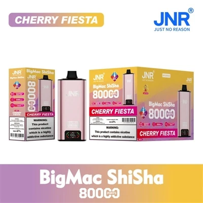 JNR Big Mac Shisha 80000: een nieuwe definitie van de hoge-vapor wegwerpvape-...
