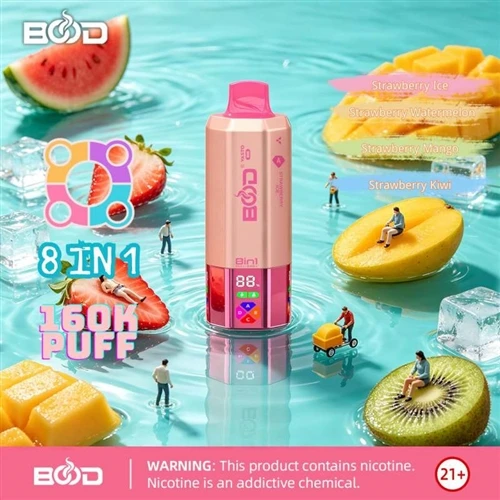 Bood Vasto 160K 8-in-1: een nieuwe vertegenwoordiger van e-sigaretten met mee...