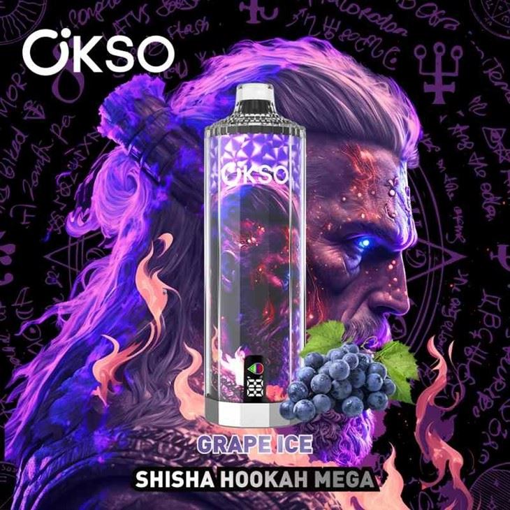 grape ice_OKSO shisha hookah mega 50k