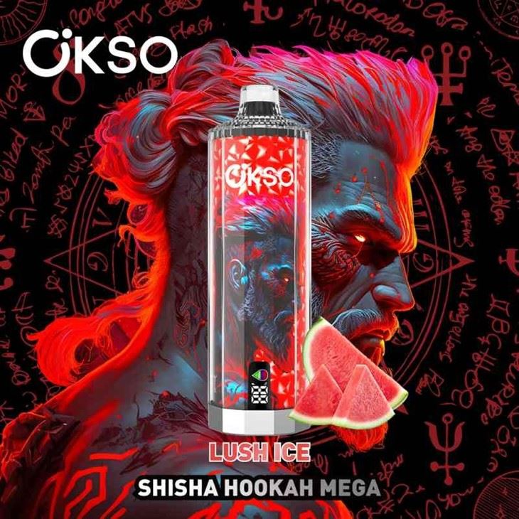 lush ice_OKSO shisha hookah mega 50k