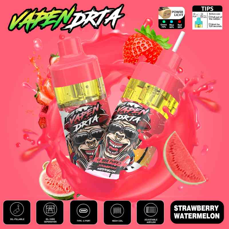 Strawberry WatermelonVAPNE DRTA 12000 Strawberry WatermelonVAPNE DRTA 12000
