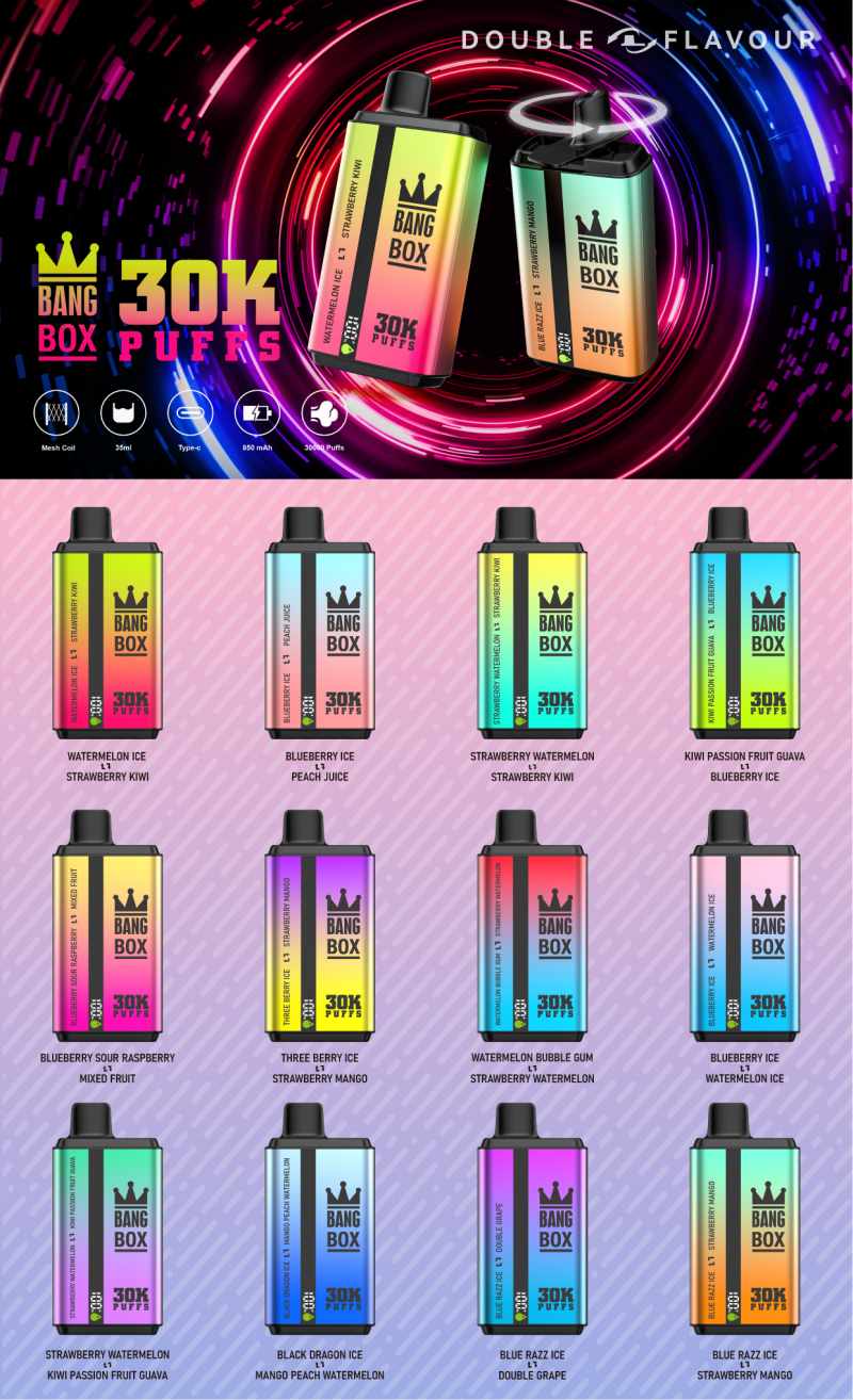 Bang BOX 30000 double flavor 30K