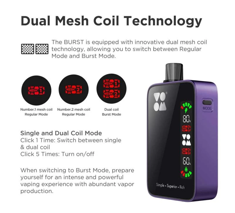 VOOM-BURST 25K 5