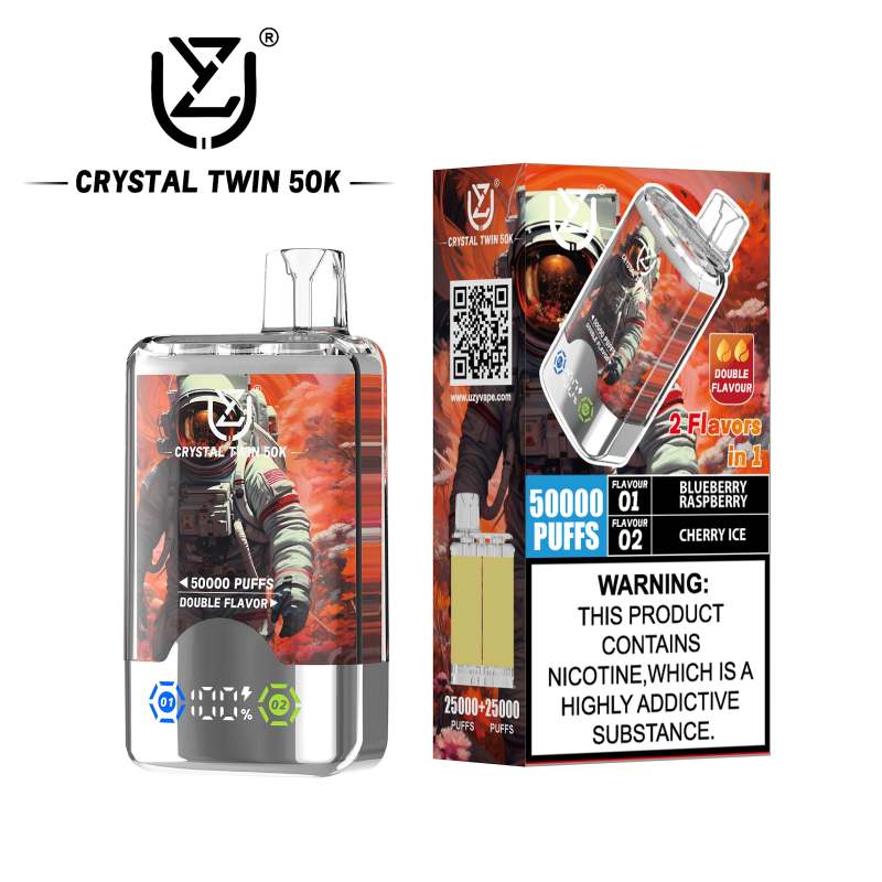 Blueberry-Raspberry-Cherry-IceUZY Crystal Twin 50000 Blueberry-Raspberry-Cherry-IceUZY Crystal Twin 50000