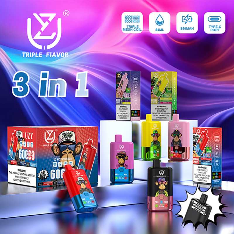 Uzy-Triple-Flavor-60000-Puffs UZY TRIPLE FLAVOR 60000