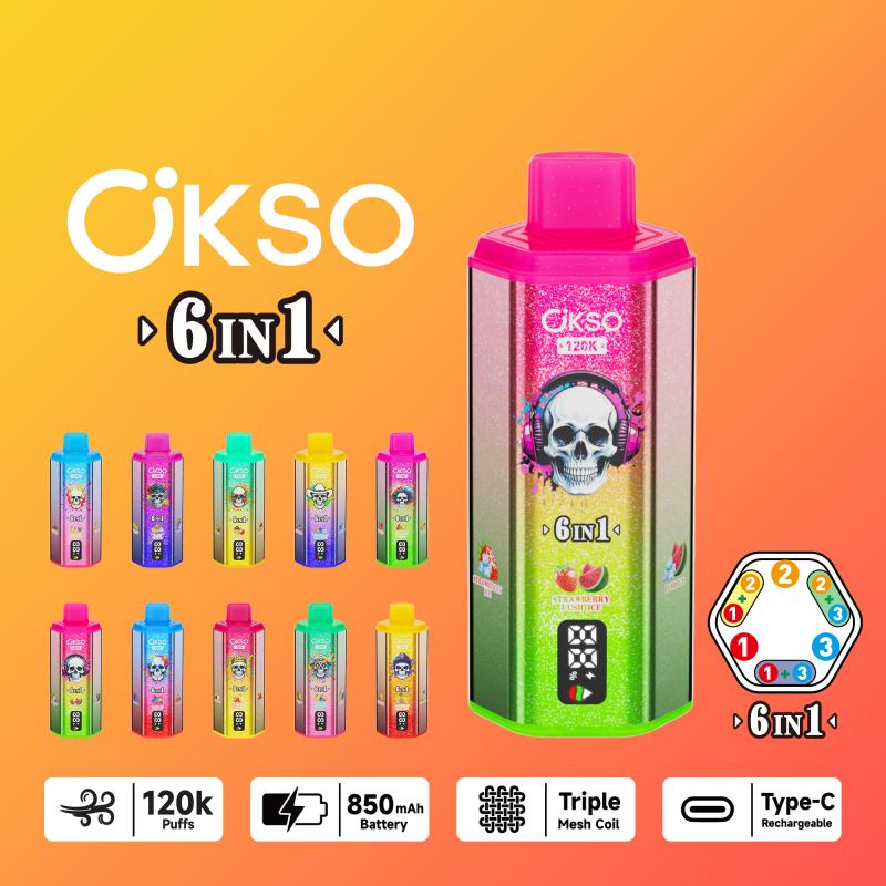 OKSO 120000 Puffs 78 OKSO 120000 Puffs 78