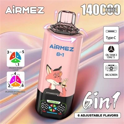 Airmez 6in1 140000 Rookwolken Vape