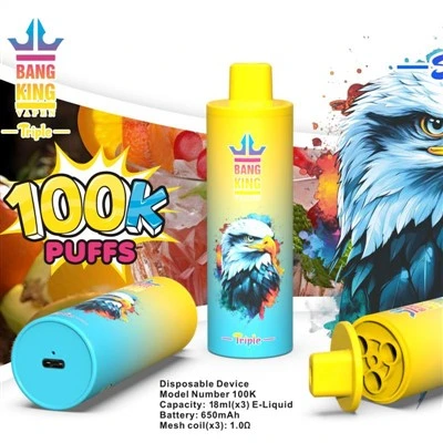 BANG KING VAPEN DRIEVOUDIG 100K
