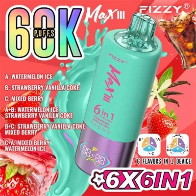 Fizzy Max III 60K 6 in 1 smaak
