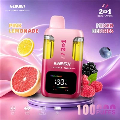 MESII ZICHTBARE TWEELINGEN 100K PUFFS