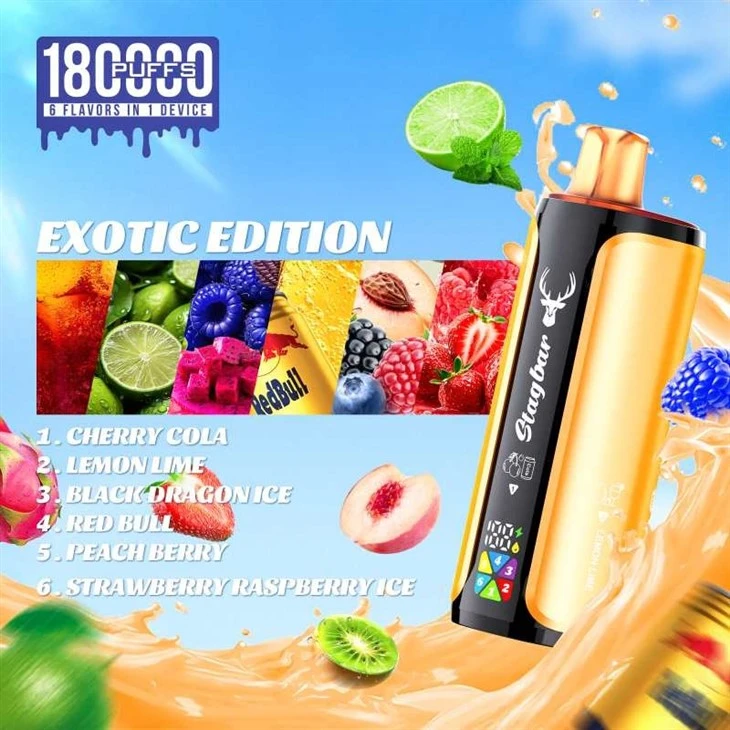 StagBar 6in1 180K Puffs Vape manufacturers StagBar 6in1 180K Puffs Vape manufacturers
