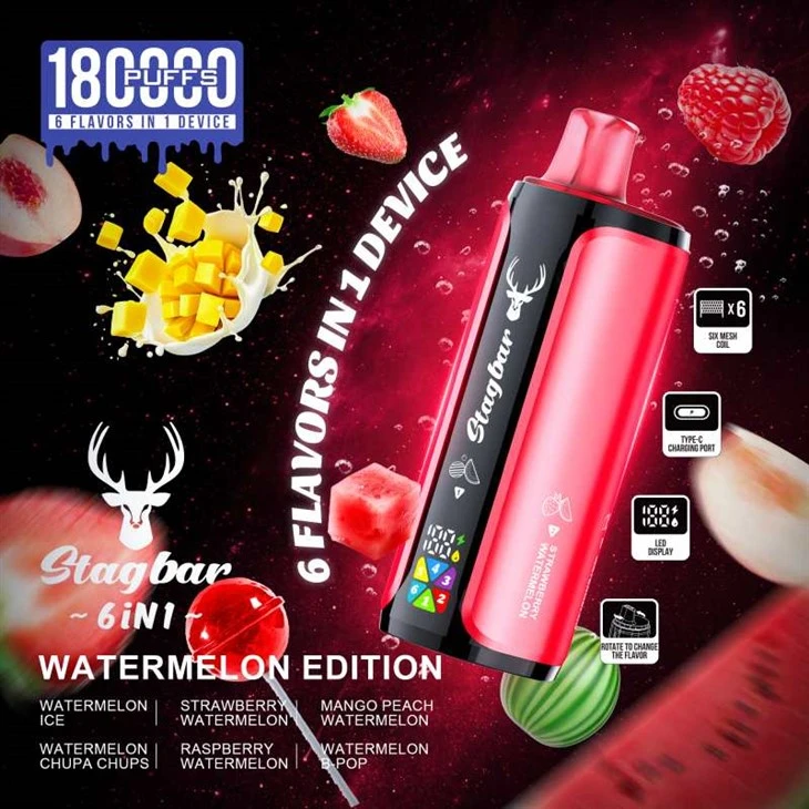 StagBar 6in1 180K Puffs Vape StagBar 6in1 180K Puffs Vape